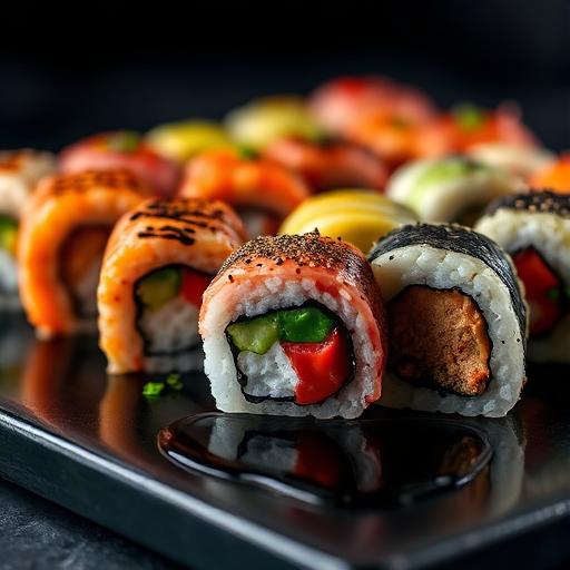 Barca de sushi em promoção